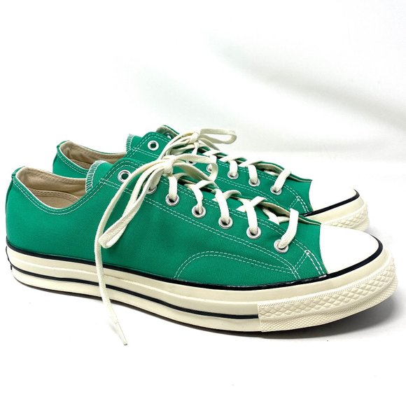 Converse Other - 🎄SALE🎄 CONVERSE Men CHUNK 70 OX Court Green Canvas Low Top Cushion Sneaker